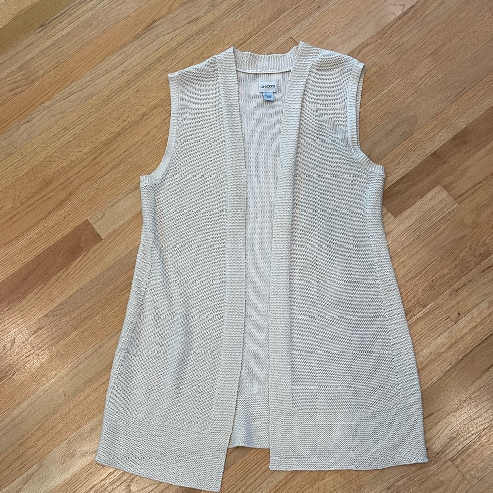 Chico’s Summer Weight Long Vest